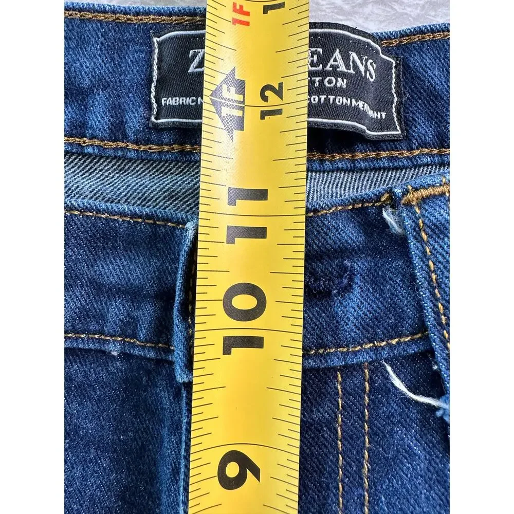 Copied - Zara High Rise Straight Leg Stretch Jeans Dark Wash Women's Size 34